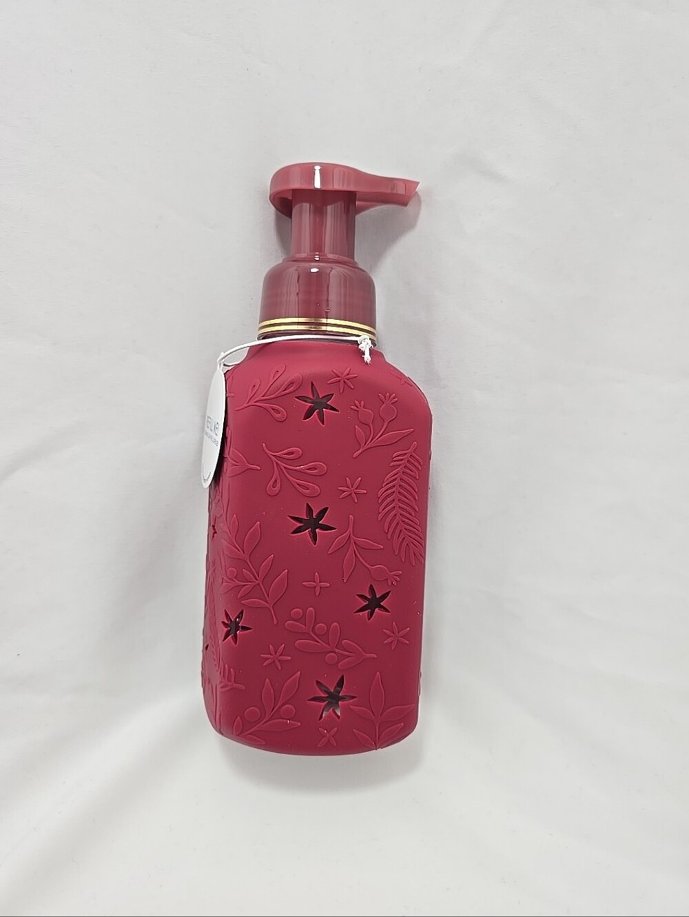 NWT Bath & Body Works Gentle Foaming Soap Hand Dispenser w/ Silicone Cover Pink